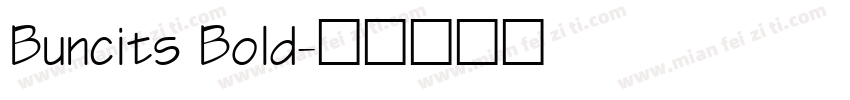 Buncits Bold字体转换